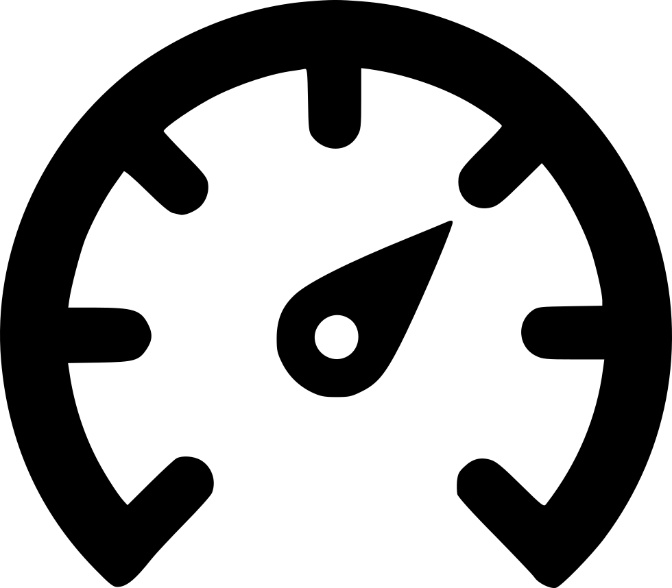 Meter Speed Png File (black, white)