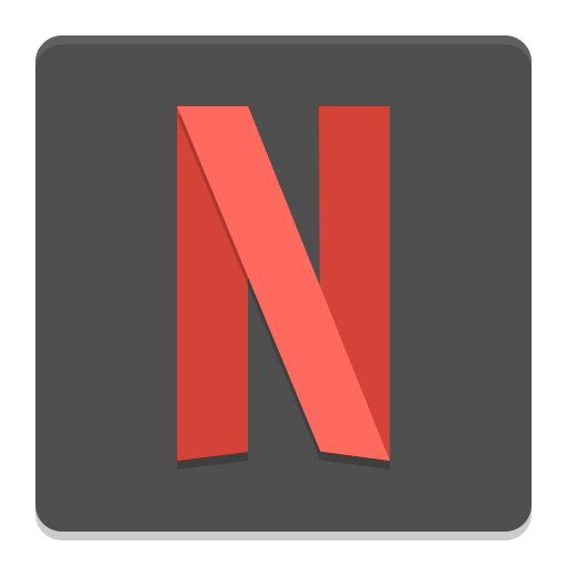 Netflix N Logo Png (gray, chocolate, indigo, black, salmon)