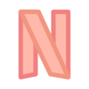 Netflix Icon Free Transparent Png Icon Download (pink, beige, salmon, white)