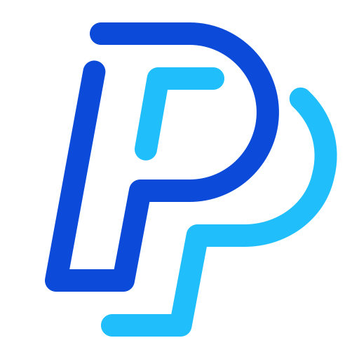 Method Payment Paypal Logo Icon Free Png Icon Download (greenish blue, blue, black)