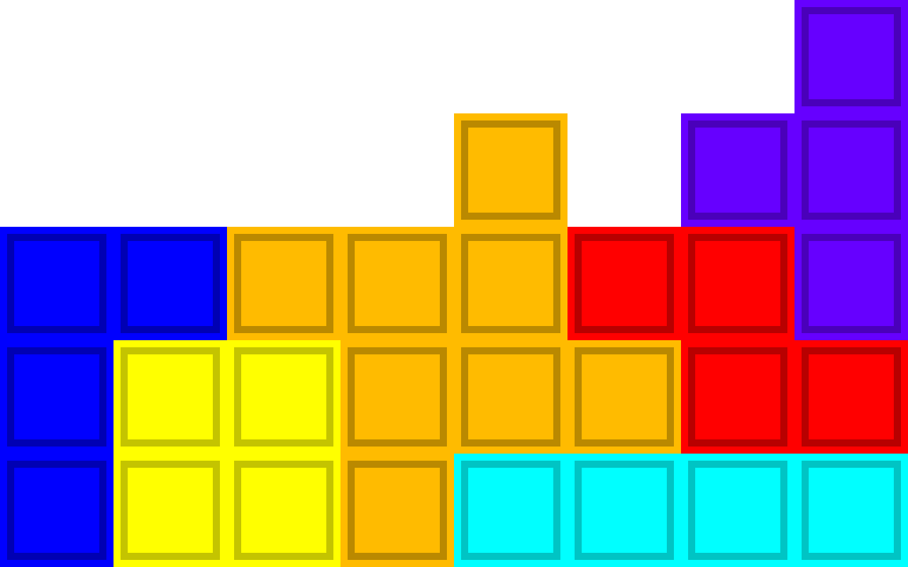 Tetris Download Png Image (yellow, blue, black, greenish blue, orange)