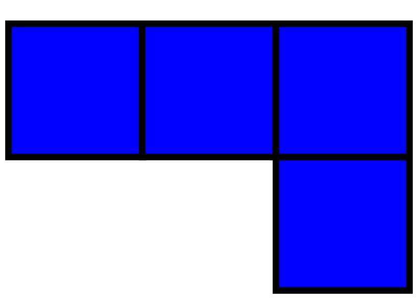 Tetris Png File (blue, black, white, navy, silver)