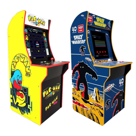 Retro Arcade Machine Png File (black, navy, yellow)