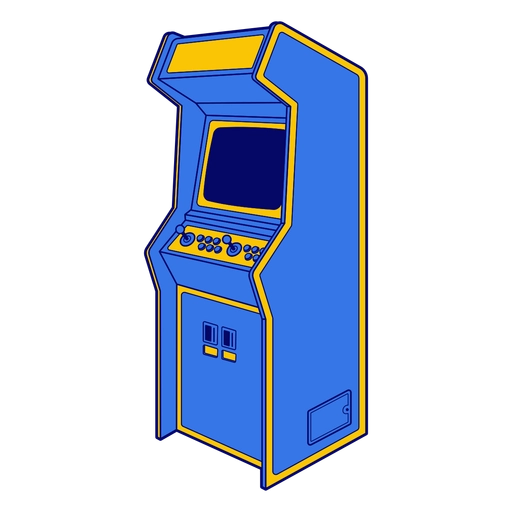 Retro Arcade Machine Png Image (chocolate, teal, olive, black, navy)