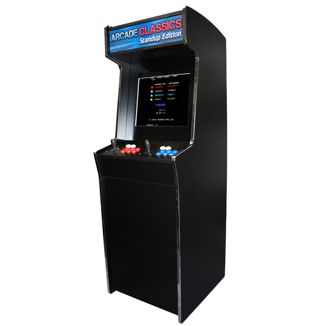 Retro Arcade Machine Png Photos (black)