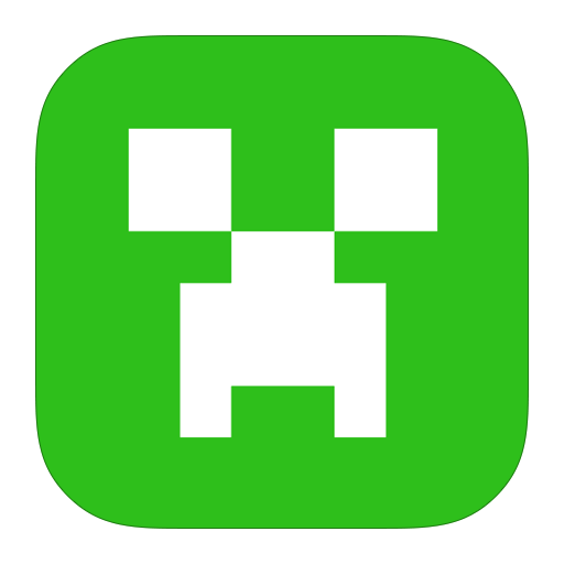 Metro Minecraft Free Png Icon Download (white, black, gray, lime, green)