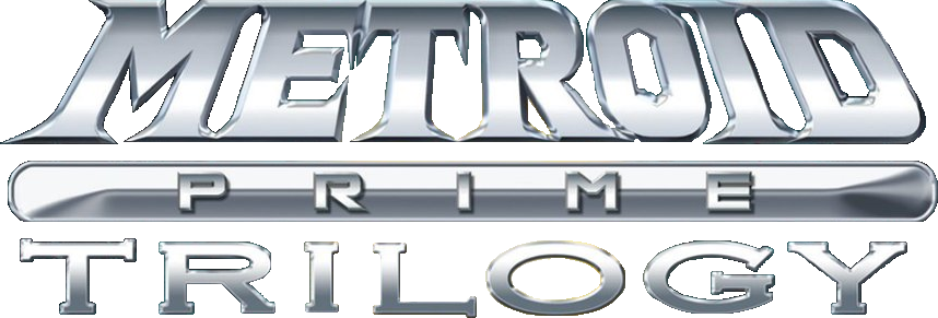 Metroid Prime Logo Png File (white, gray, black, silver)