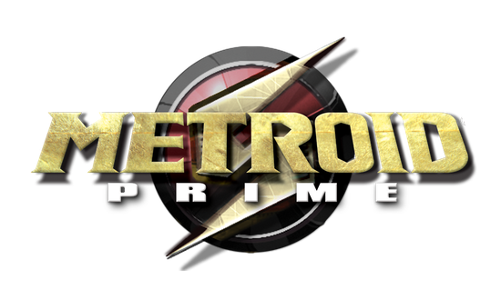 Metroid Prime Logo Png Hd (white, gray, black)