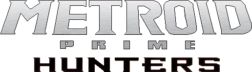 Metroid Prime Logo Transparent Png (white, silver, lavender, black)