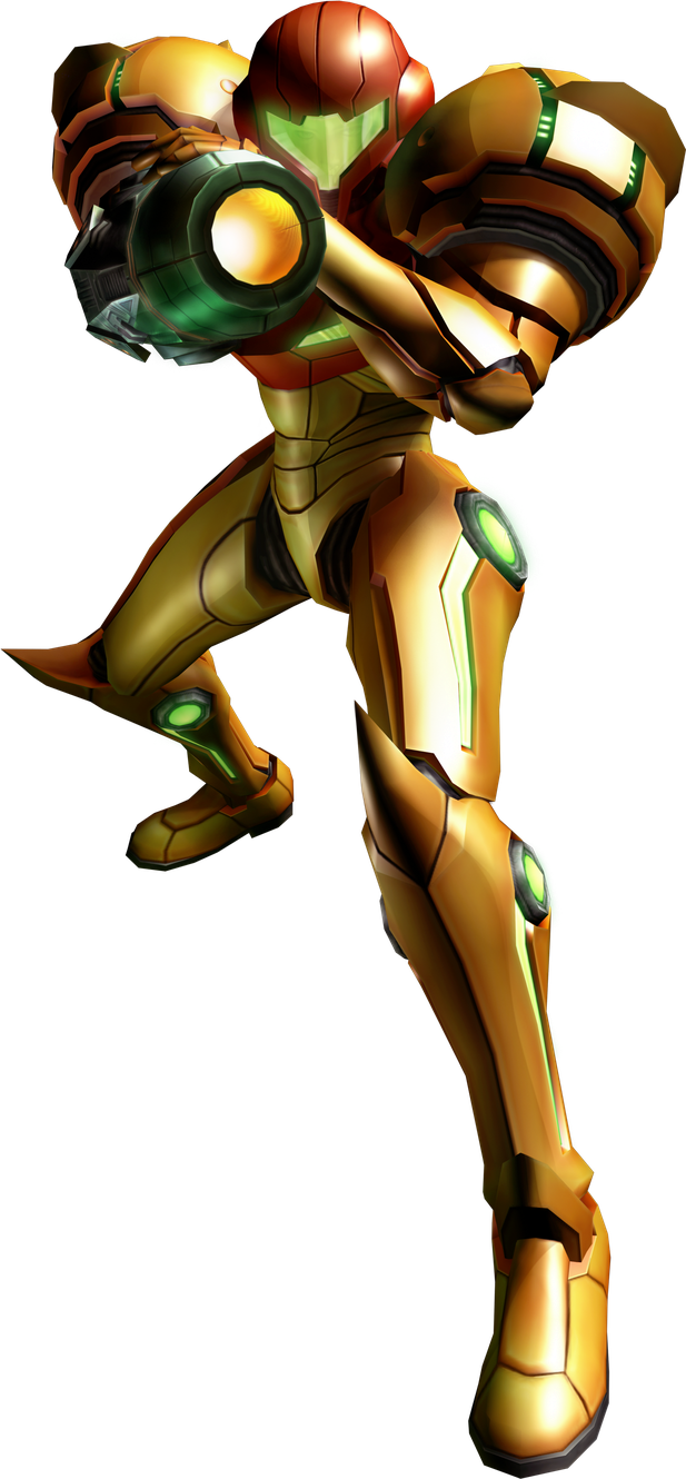 Metroid Prime Png Isolated Image (white, black)