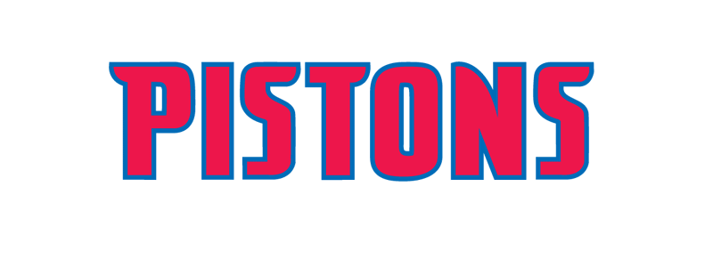 Detroit Pistons Png Free Download (black, red)