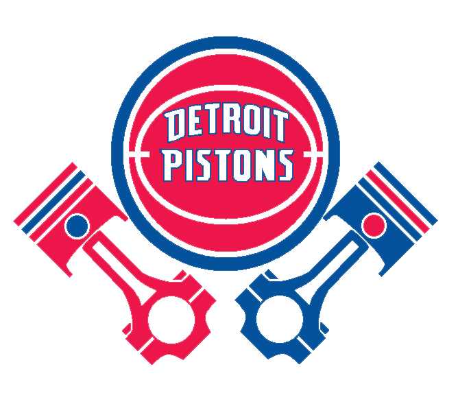 Detroit Pistons Png Hd (teal, white, red)