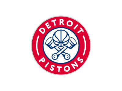 Detroit Pistons Transparent Background (white, red)