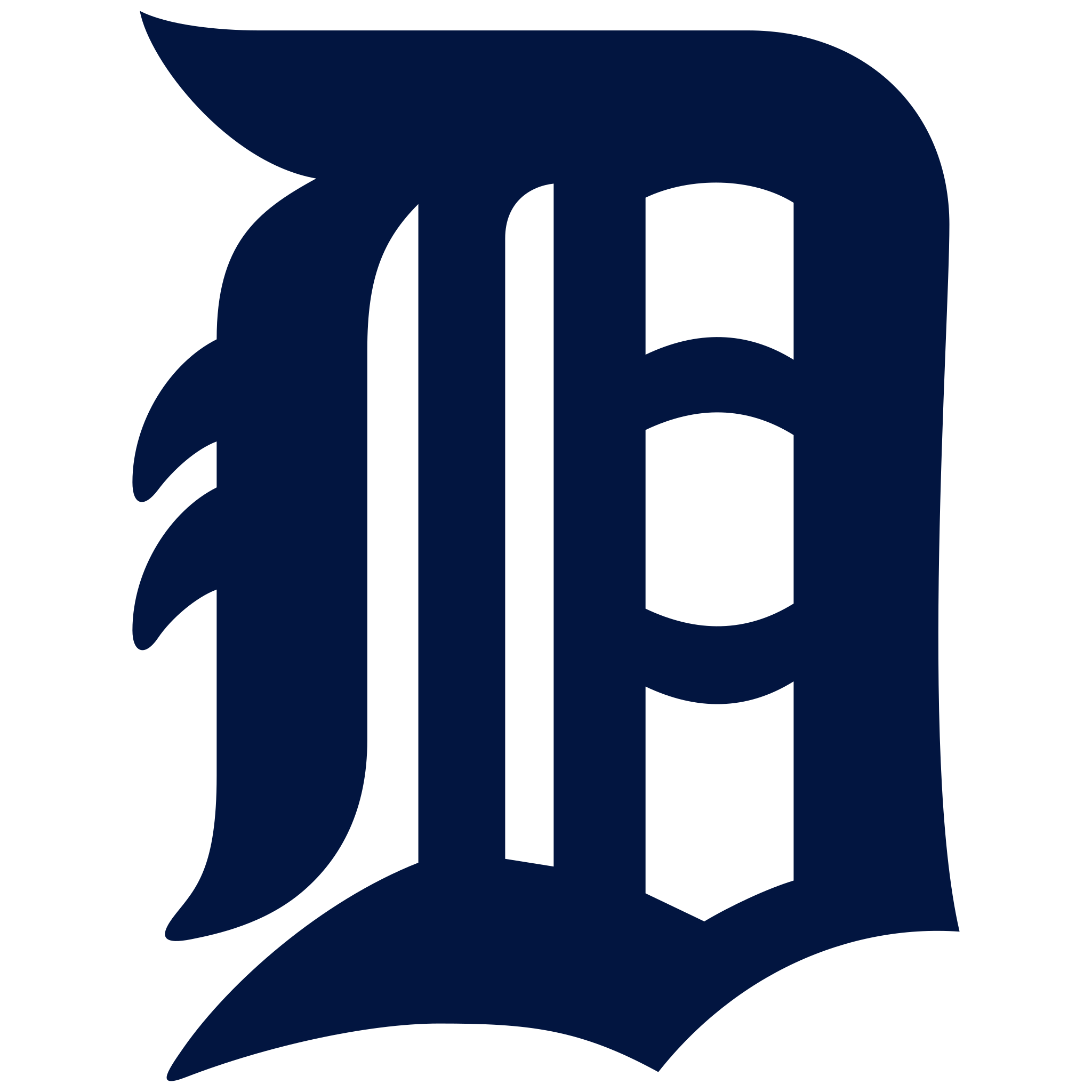 Detroit Tigers Logo Background Png (black, navy)