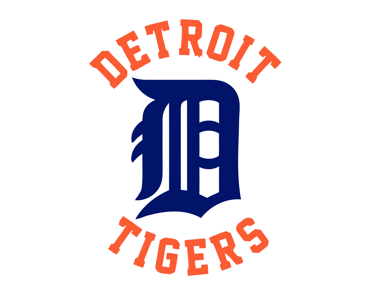 Detroit Tigers Logo Png Cutout (chocolate, black, navy)