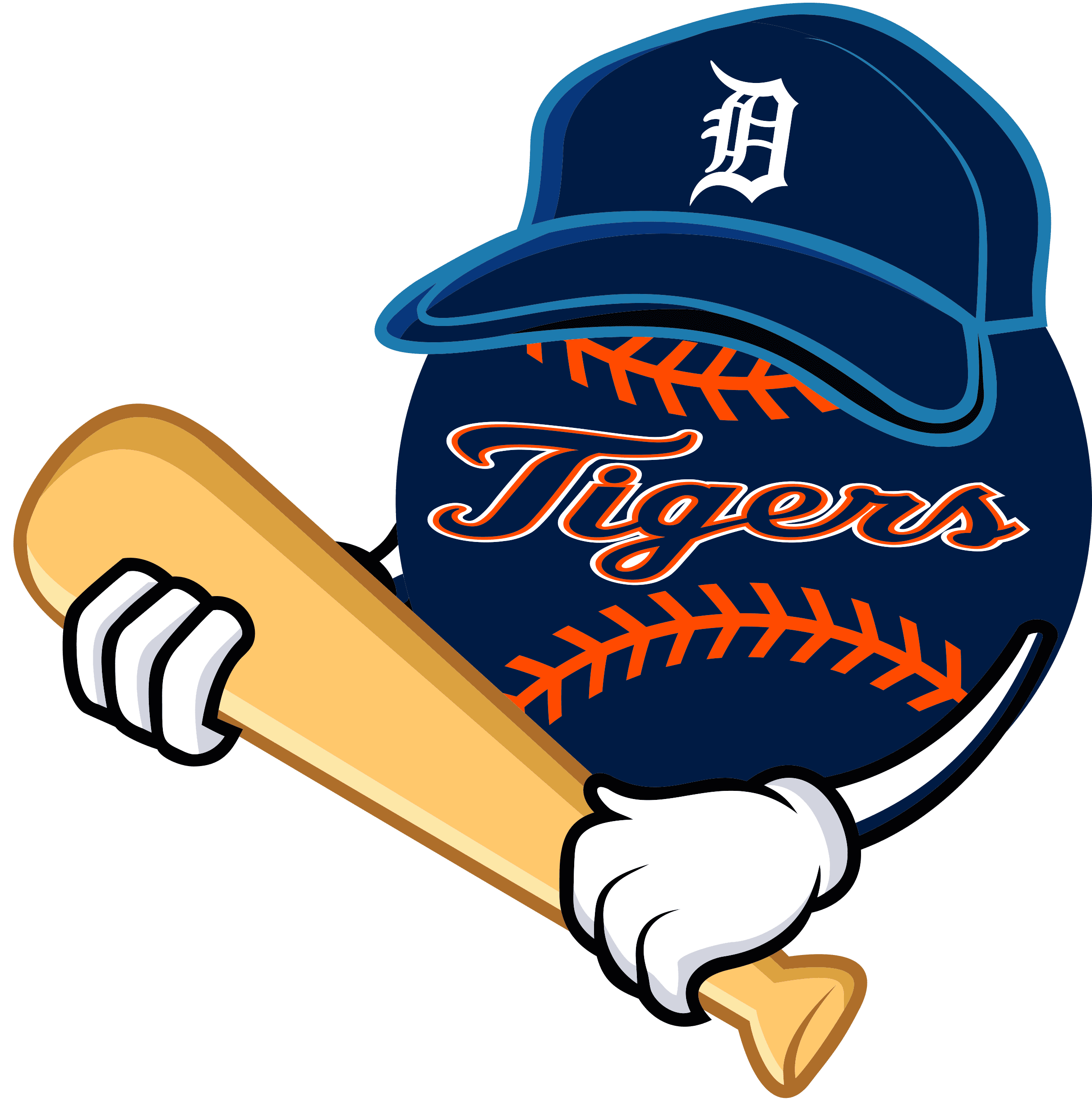 Detroit Tigers Logo Png Hd Image (gray, white, black, navy, salmon)