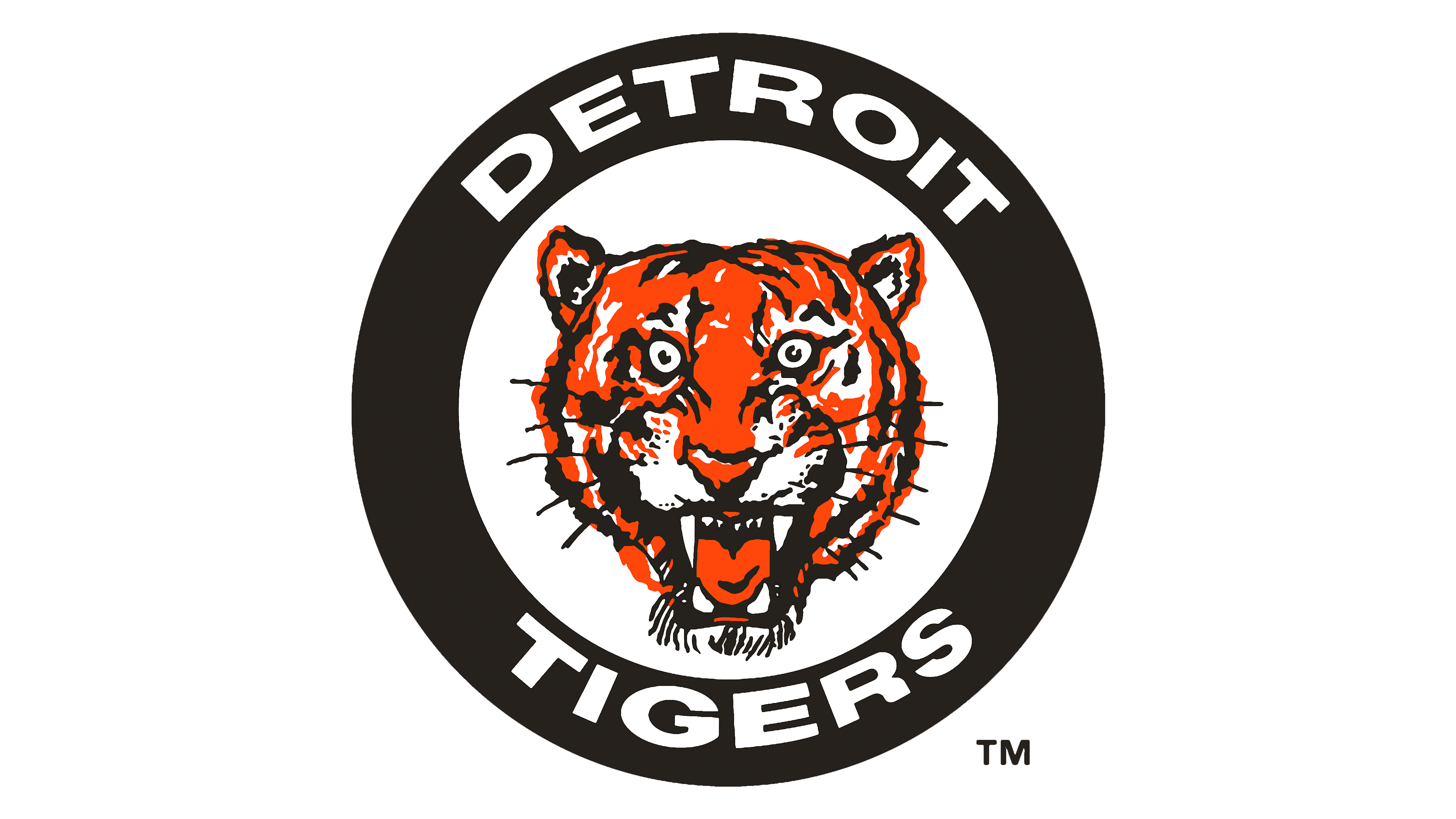 Detroit Tigers Png Clipart (gray, white, black)