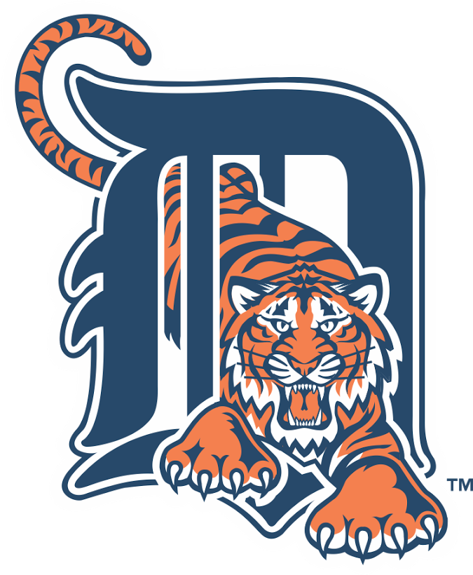 Detroit Tigers Png Isolated File (teal, black, white, salmon, silver)