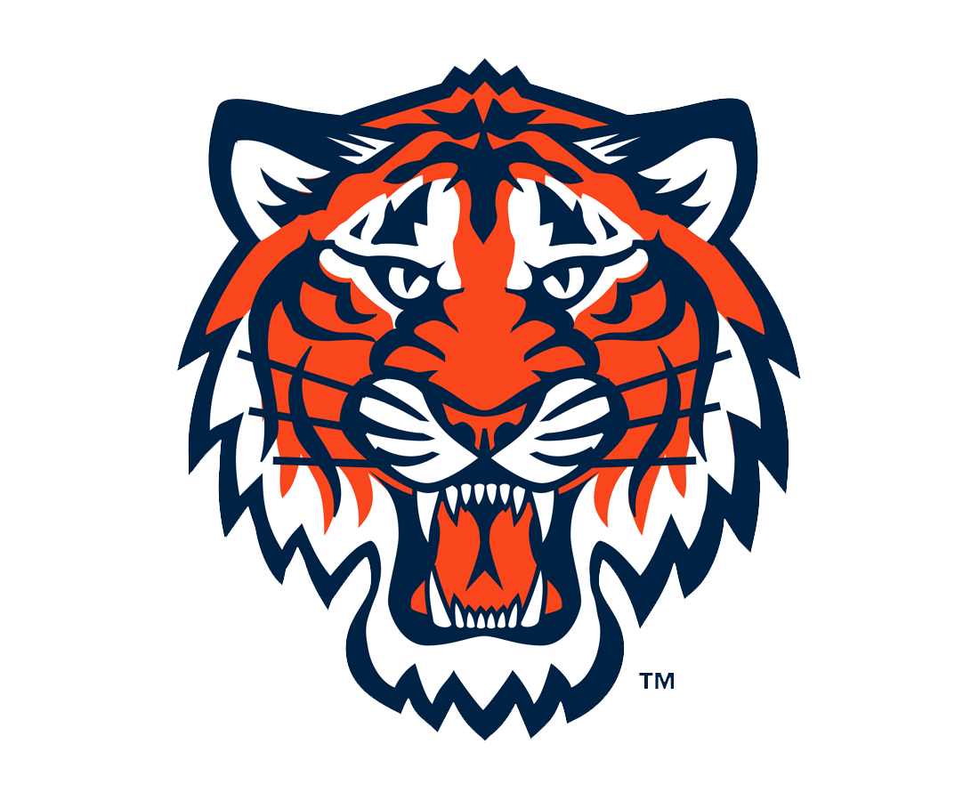 Detroit Tigers Png Isolated Image (chocolate, white, navy, black)