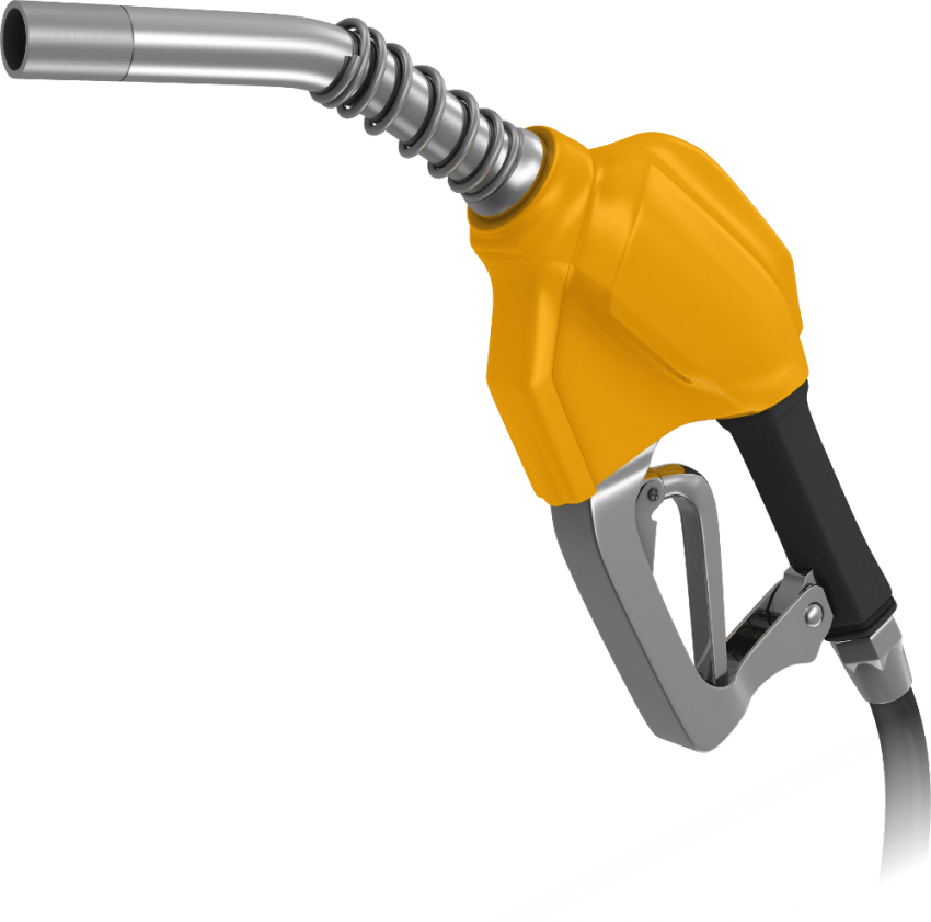 Petrol Fuel Png File (indigo, gray, orange, white, black)