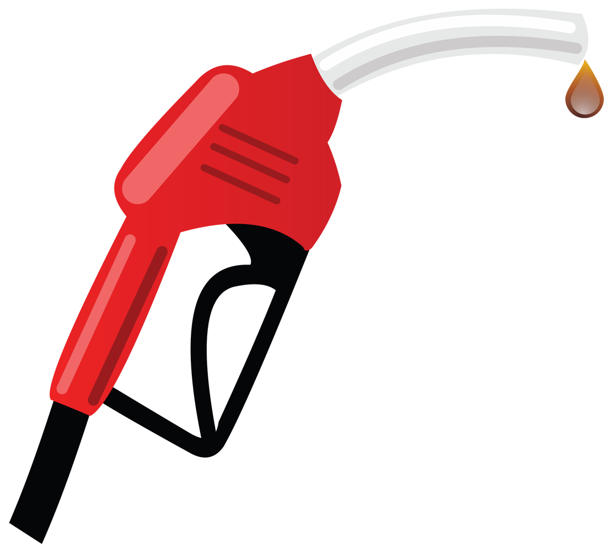 Petrol Oil Png File (gray, white, black, red, salmon)