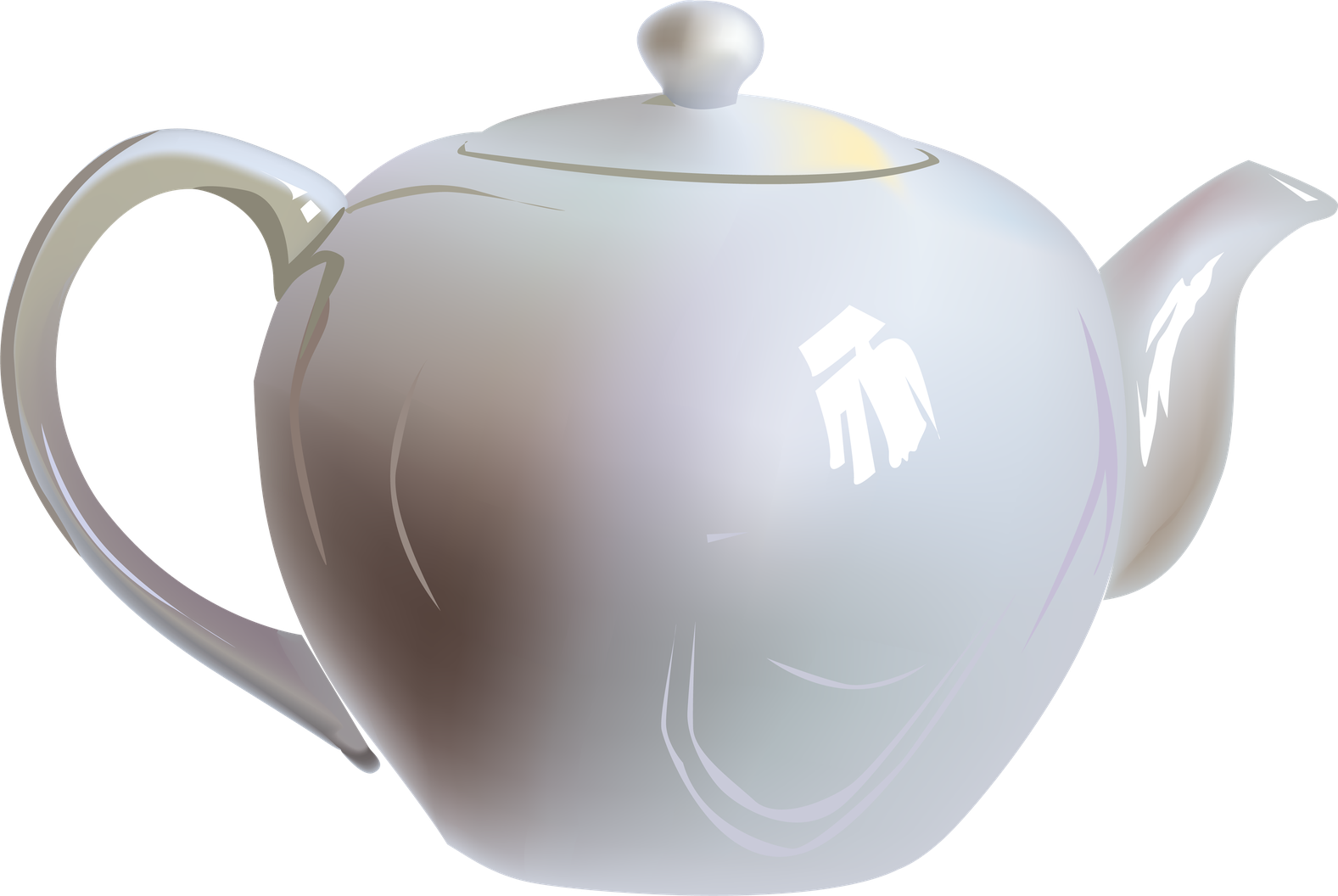 Kettle Png Image (gray, silver, lavender, black, white)