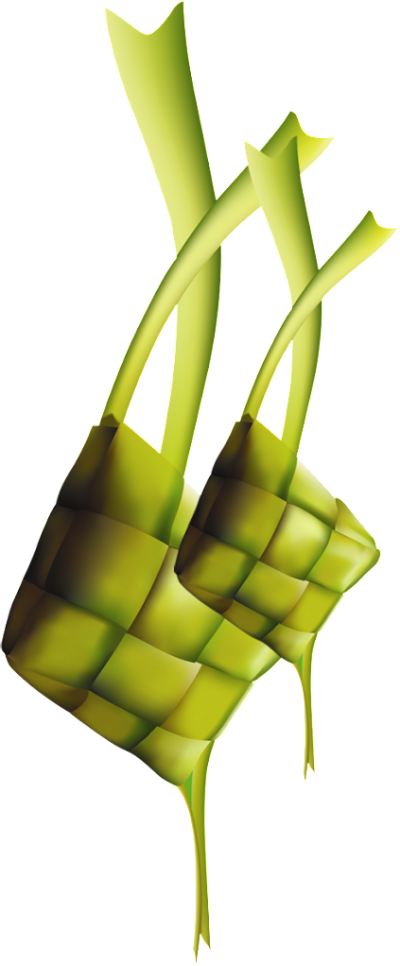 Ketupat Png Transparent (black, gold)