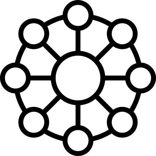 Network Png File (white, gray, lavender, black)