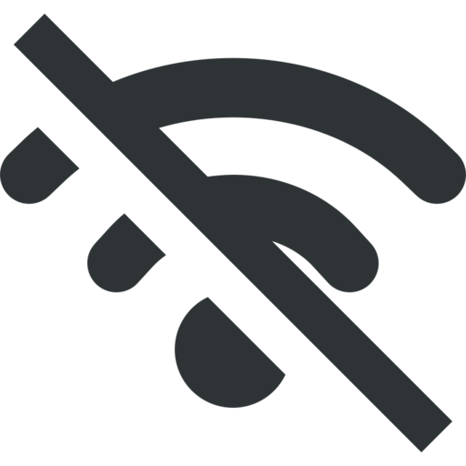 Network Wireless Disabled Free Png Icon (black)