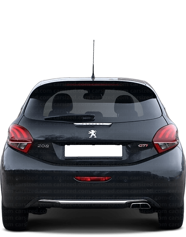 Peugeot 208 2019 Png Hd (black, white)