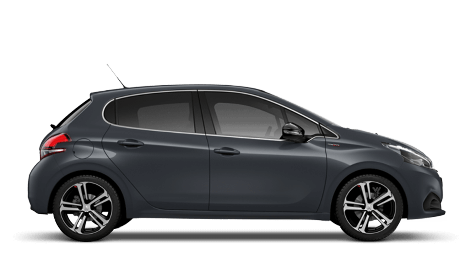 Peugeot 208 2019 Png Image (black, indigo)