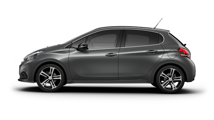 Peugeot 208 2019 Png Isolated File (black, indigo)