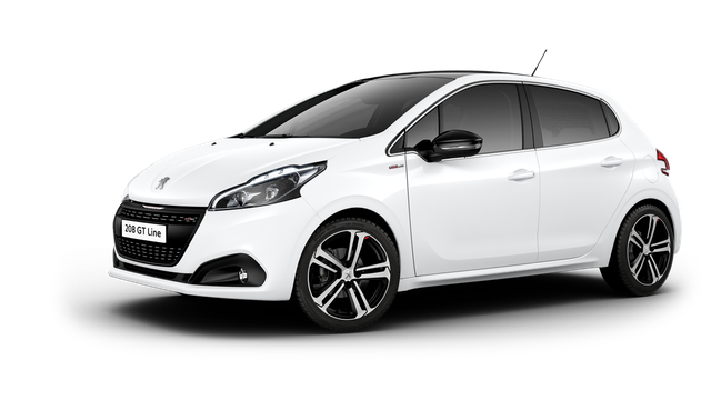 Peugeot 208 2019 Png Isolated Image (lavender, black, white)