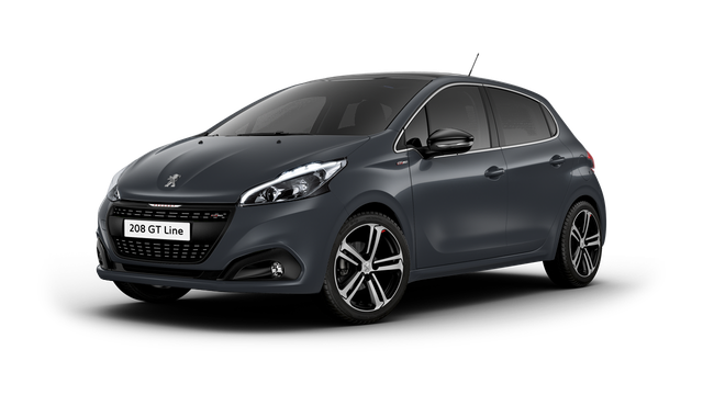 Peugeot 208 2019 Png (black)