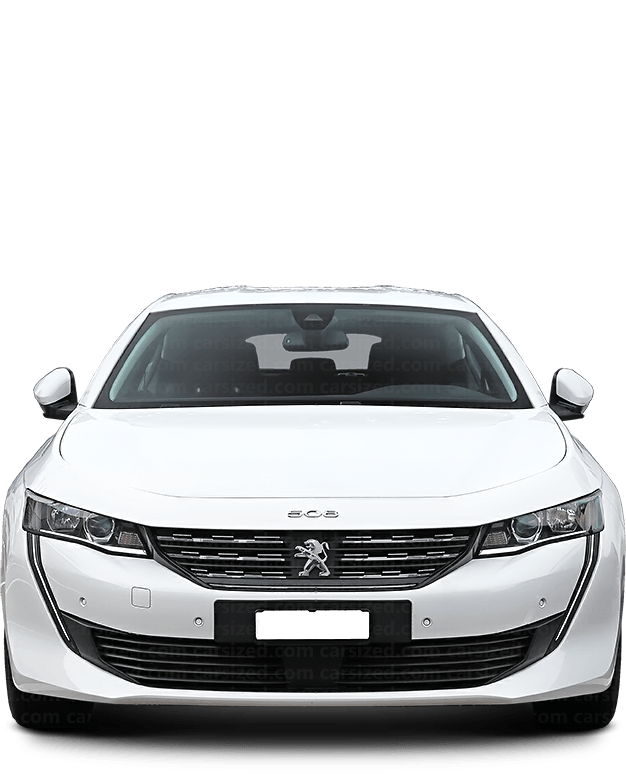 Peugeot 508 Png Isolated Image (black, white)