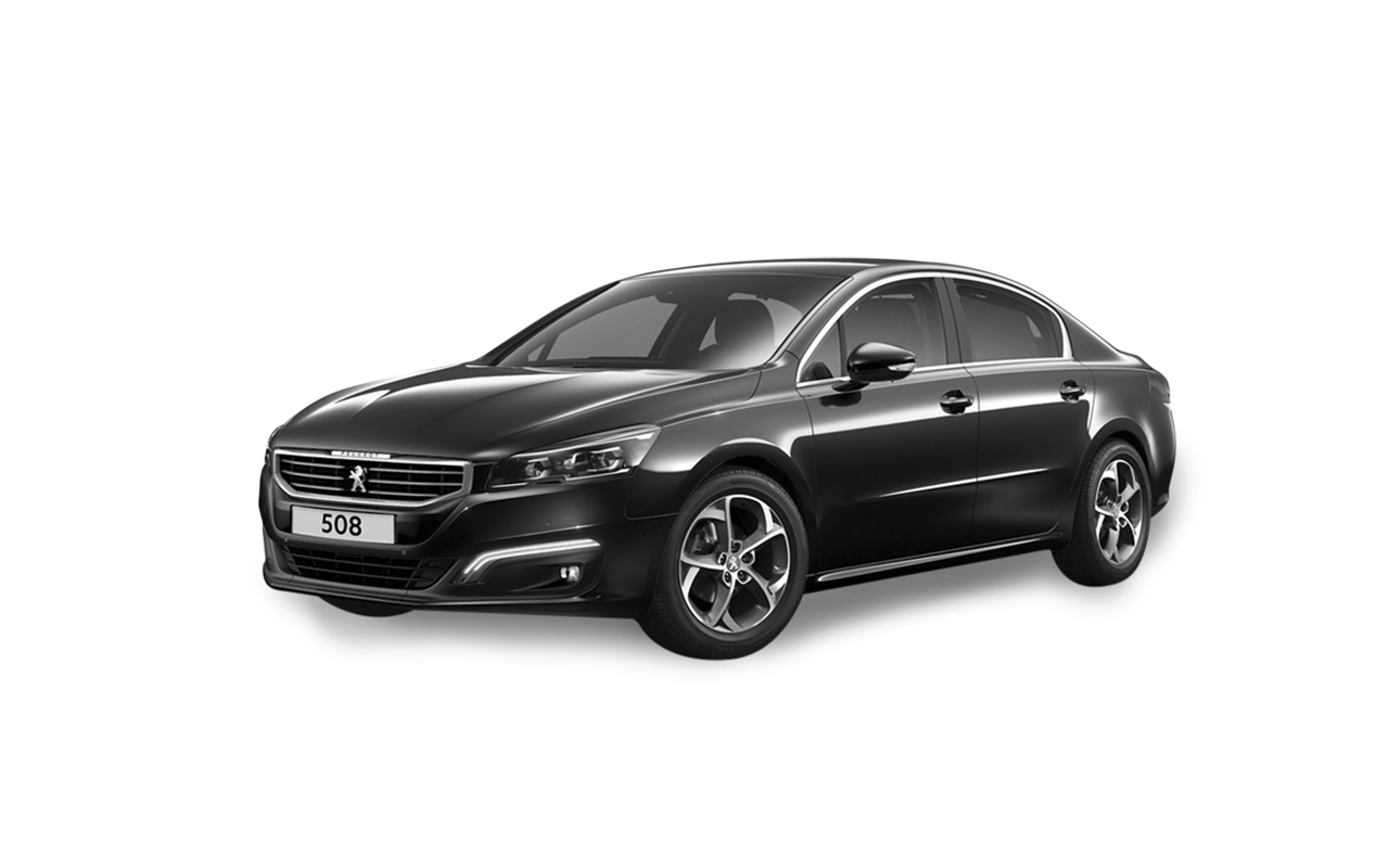 Peugeot 508 Transparent Png (black)