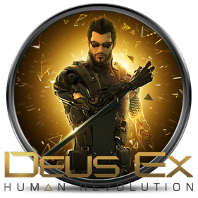 Deus Ex Logo Png Hd Isolated (black)