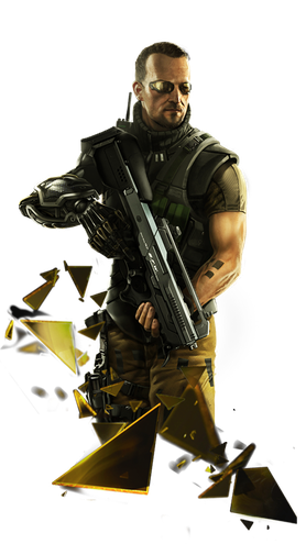 Deus Ex Transparent Png (black)