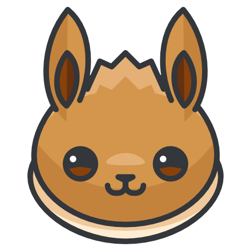 Eevee Icon Free Transparent Png Icon Download (chocolate, salmon, black, indigo)