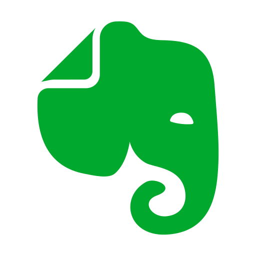 Evernote Free Nobackground Png Icon Download (green, black)