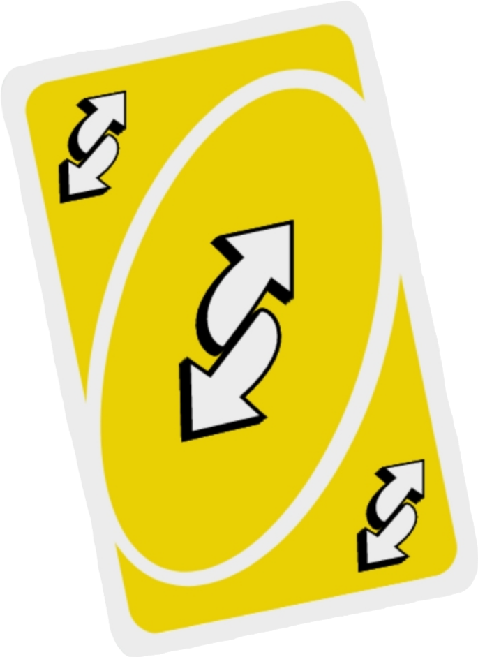 Reverse Uno Png (lavender, black, gold)