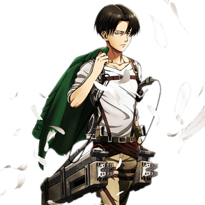 Levi Ackerman Png Clipart (white, black)