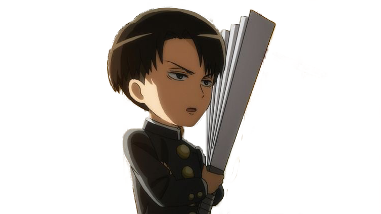 Levi Ackerman Png Transparent Image (gray, chocolate, black)