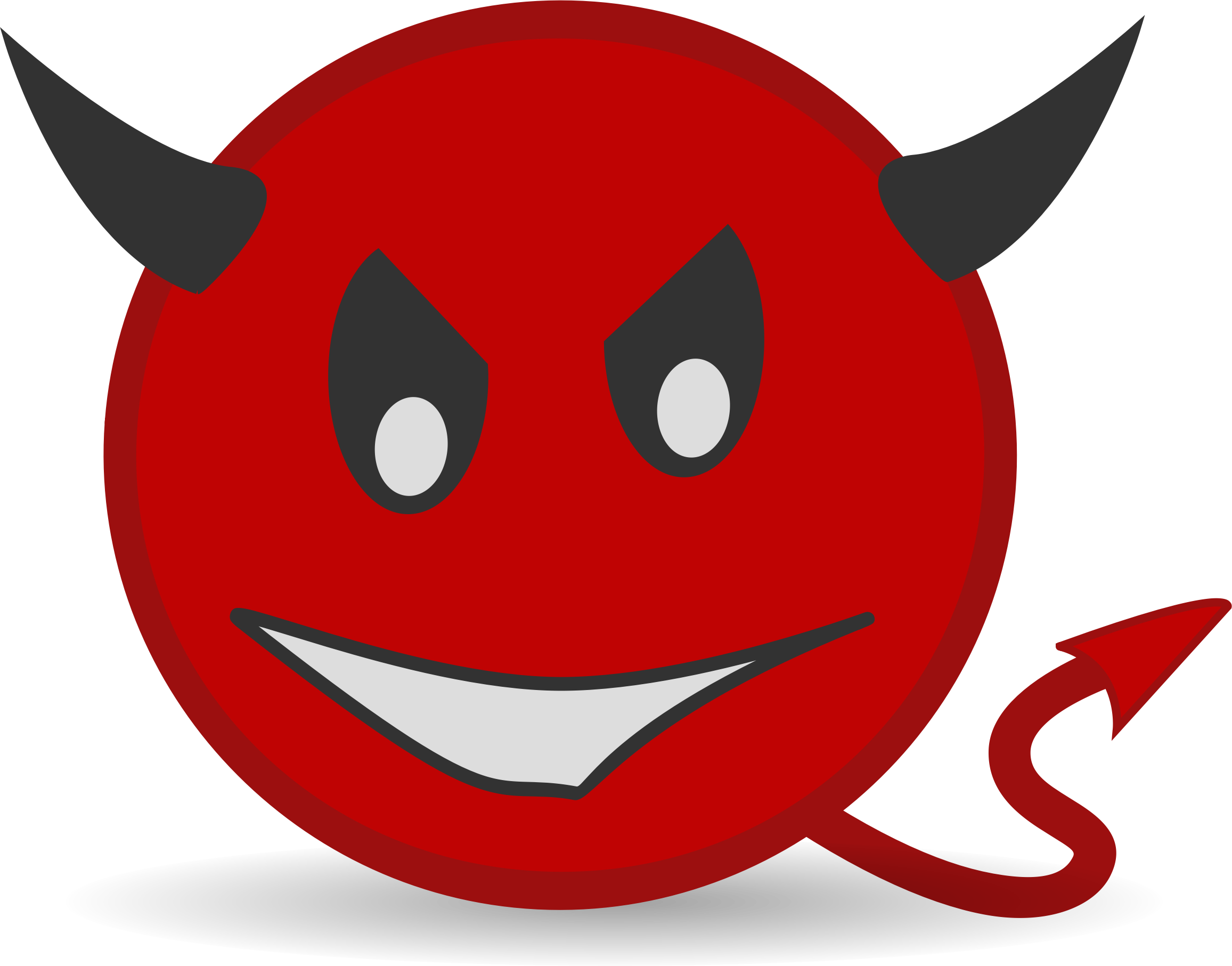 Devil Face Transparent Background (lavender, black, maroon, red)