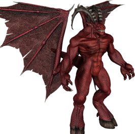 Devil Png Image (black, maroon)