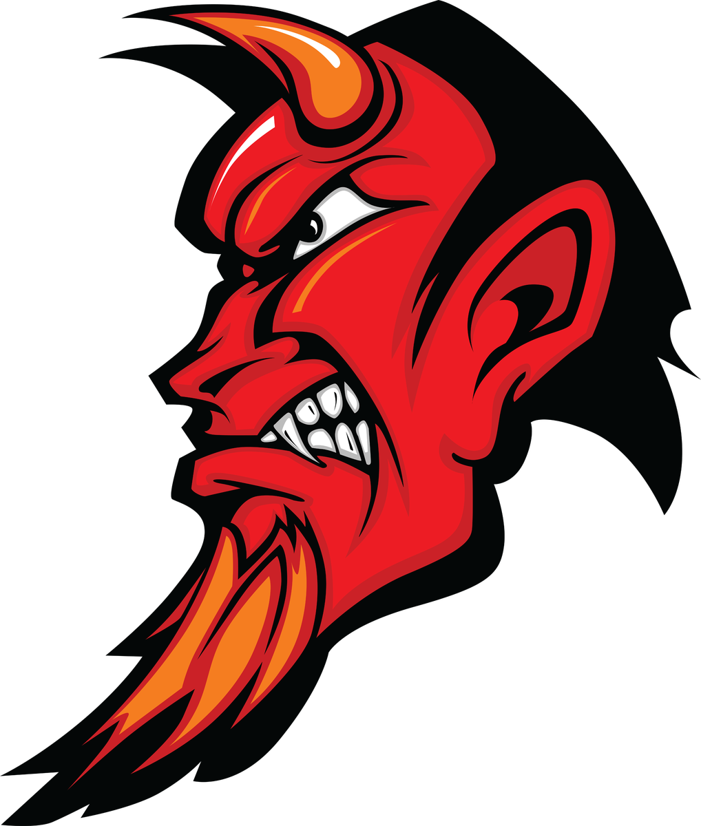 Devil Png Pic (black, red)