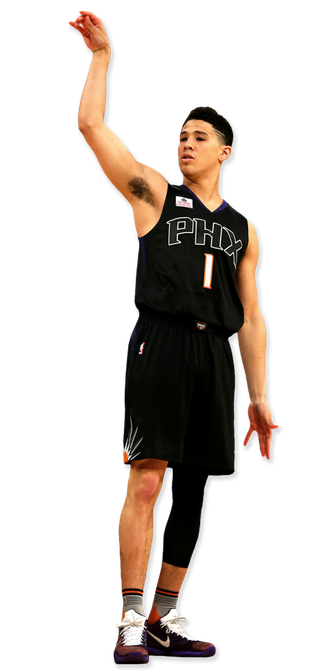 Devin Booker Png File (black)