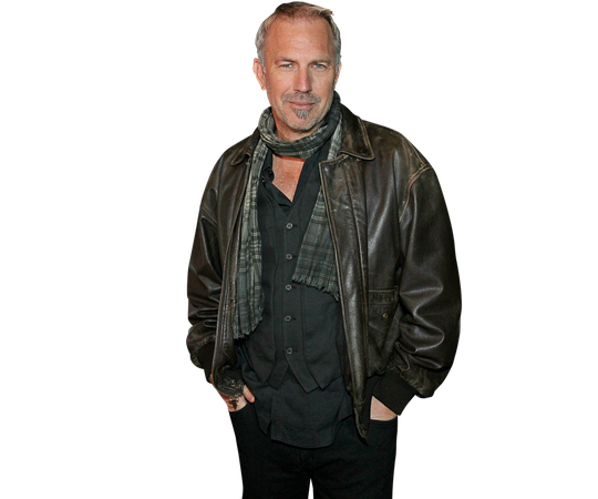 Kevin Costner Png (black)