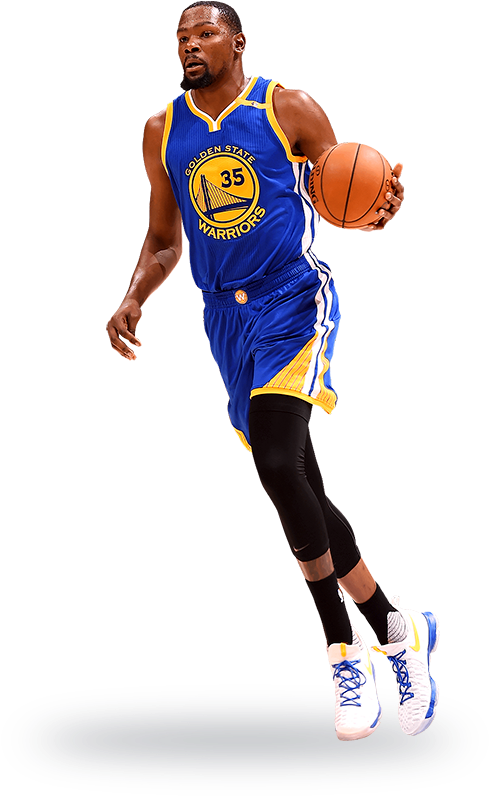 Kevin Durant Warriors Png Hd Isolated (black)