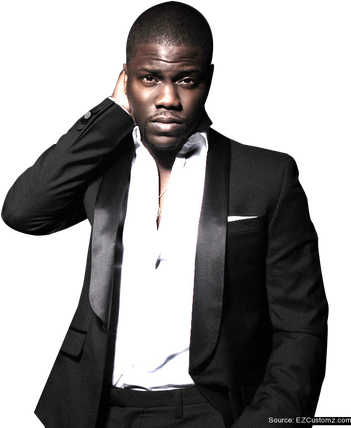 Kevin Hart Png File (white, black)